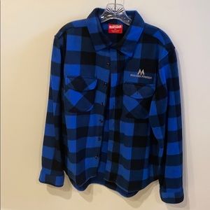 Fleece flannel from Monashee Powder Cat Ski lodge
